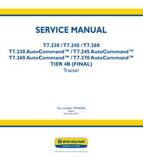 Manuale di servizio trattore