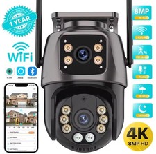 Telecamera WiFi Esterno 4K  IP66 PTZ Visione Notturna 