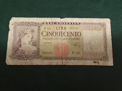 Banconota italia 500 - banconota,