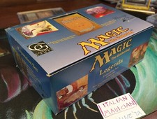 Mtg: LEGENDS Empty BOOSTER BOX Vintage MAGIC The Gathering OLD SCHOOL