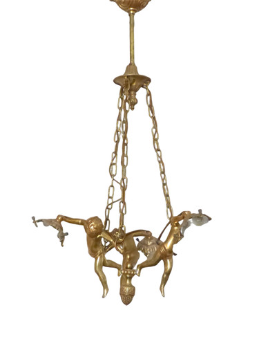 Lampadario vintage francese - , 3