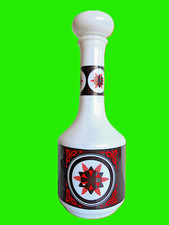 BOTTIGLIA DECORATA ANNI 70 NO SALVADOR DALI' -- DA COLLEZIONE - VINTAGE - 3 FOTO