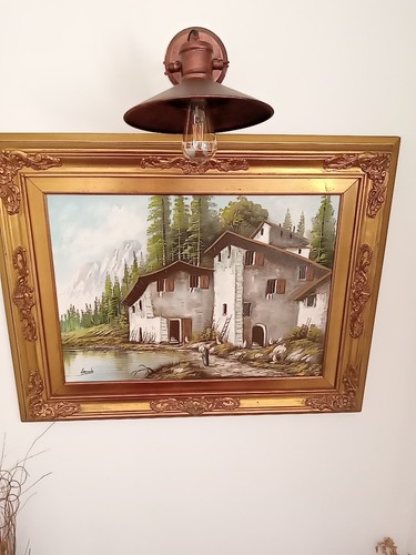 Quadro cornice dorata - quadro,