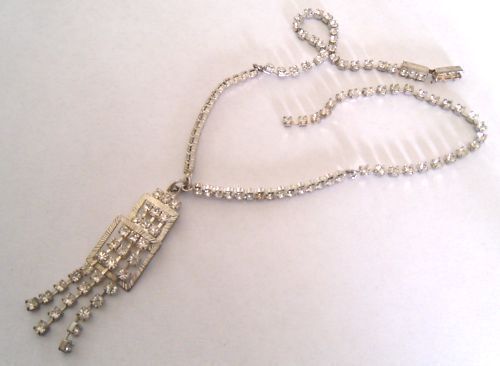 Collier bijou vintage couleur
