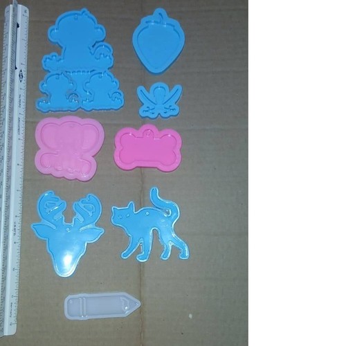 Lotto stampi resina silicone - 8,