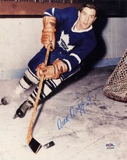 Dick Duff Maple Leafs Signed
