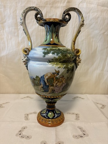 Vaso ginori 800 istoriato - ginori,
