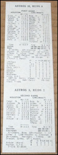 1976 houston astros - houston, sweep