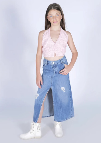 Fun gonna lunga denim - ,