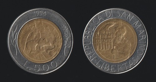San marino 500 lire - san,