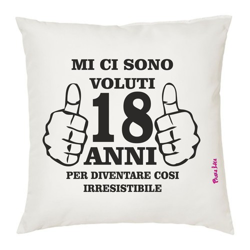 Cuscino 40x40 scritta - cuscino, 18