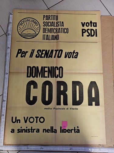 Manifesto viterbo psdi partito - manifesto,