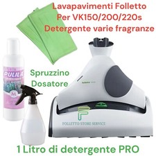 Lavapavimenti Pulilava SP530 Vorwerk Folletto VK150 200 220s DETERGENTE 1 LITRO