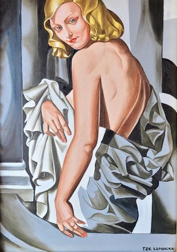 Tamara lempicka oil on - tamara,