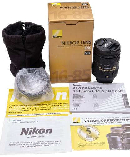 Nikon nikkor 16 85mm - nikkor, 16-85mm