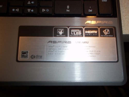 Acer aspire 5745 - aspire, for