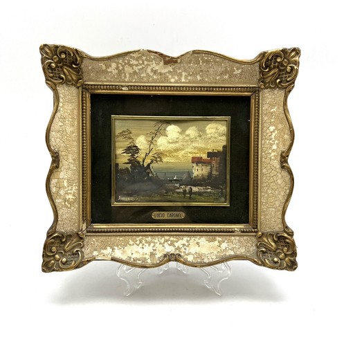 Dipinto miniatura lucio - dipinto,