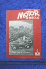 Motor Rundschau 16/49 # Fiat
