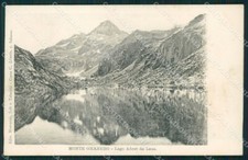 Cuneo Monte Granero Lago Adret de Laus cartolina MT5720