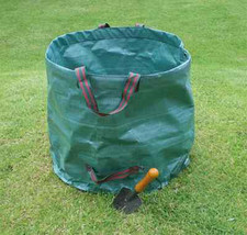 PAPILLON Sacco Raccolta Foglie Erba verde con fascia 250 lt in PP VERDE