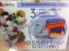 Gelatiera Macchina per Gelato Fatto in casa Ricetta + borsa termica e accessori