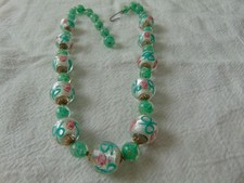 antica collana colorata perle