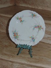 Set of 3 C AHRENFELDT Limoges France Passionflower Scalloped Dinner Plates