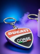 Portachiavi Ducati Corse Scudetto " non ufficile" moto  panigale