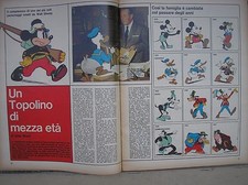 TOPOLINO HA 40 ANNI VIDEO BIOGRAFIA RAI TV DISNEY SU VIE NUOVE 1970 MICKEY MOUSE