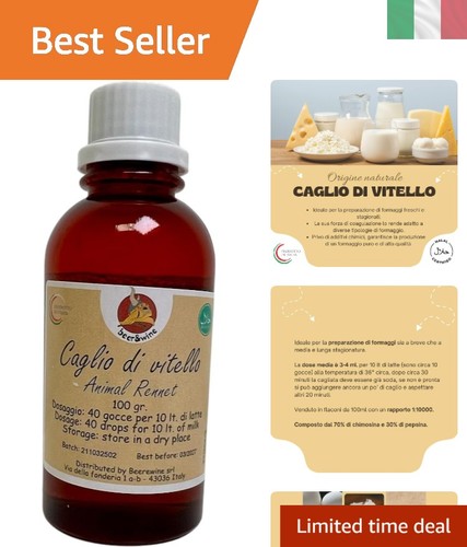 Caglio vitello 100g - caglio,