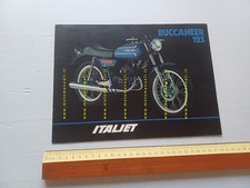 Italjet Buccaneer 125 1976 depliant ITALIANO originale
