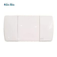 Placca di comando kristall bianca di ricambio wc per cassette Stir Blitz mono ta