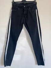 Pantaloni Zara Denim Uomo Taglia Eur40 neri usati ottime condizioni