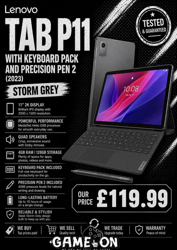 Lenovo tab p11 2023 - 128, gb