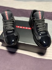 Sneakers uomo Prada nere coppa