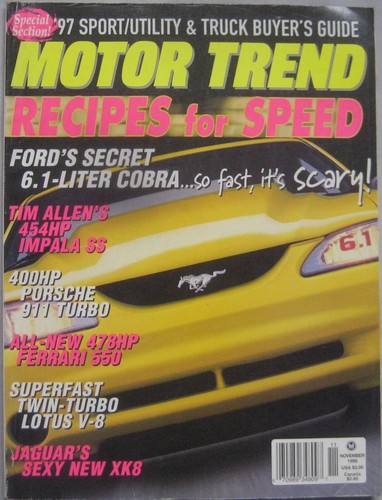 Motor trend 1996 - motor, featuring