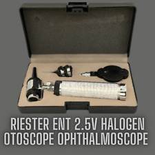 Set otoscopio e oftalmoscopio otorinolaringoiatra professionale Riester | spina alogena 2,5 V