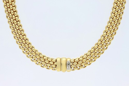 Collana fope oro - in, 750