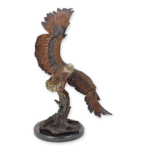 Statua falco bronzo aquila - falco,
