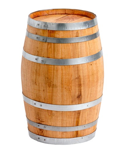 Piccola botte legno - in,
