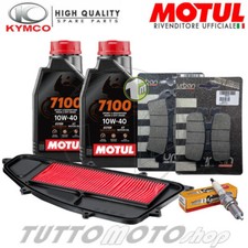 Tagliando KYMCO X-Town 300 i 2016-2020 Kit Olio Motul 7100 Filtro Candela Freni