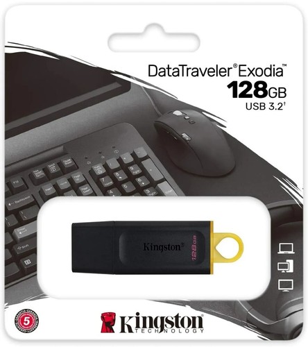 Pen drive 128gb kingston - kingston, 3.2