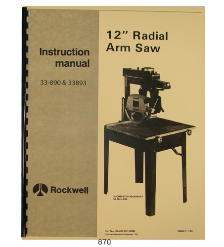 Rockwell seghetto radiale - seghetto,