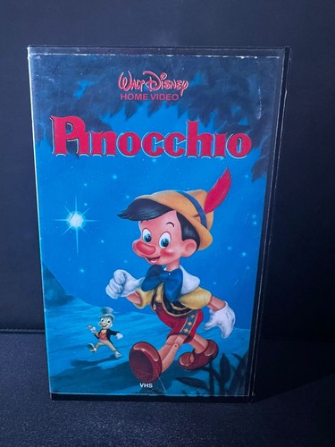 Vhs walt disney pinocchio - vhs,