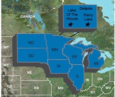 Garmin Upper  Midwest Fishing
