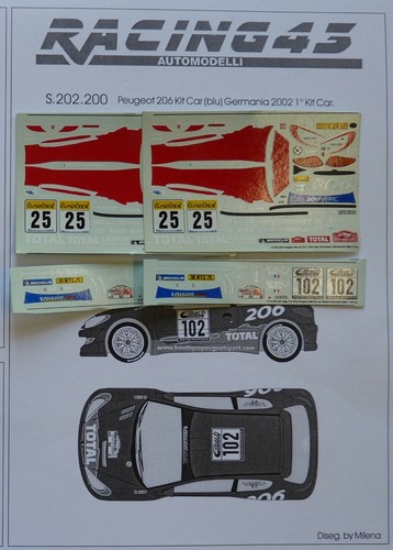 Peugeot 206 kit car rally - peugeot,