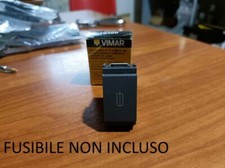 GIACENZA MAGAZZINO VIMAR 16460 PORTAFUSIBILE 1P 16A 250V GRIGIO IDEA NO FUSIBILE