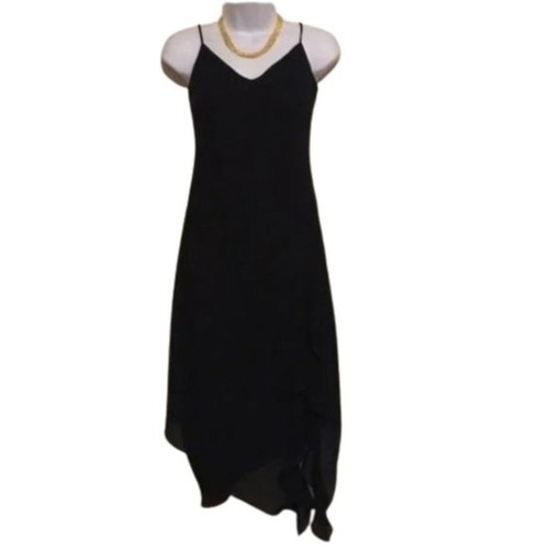 Abito lungo nero - elegante, sexy