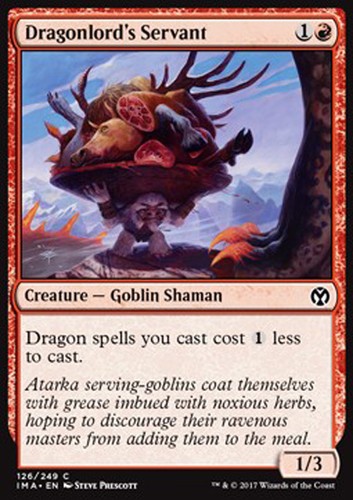 Mtg dragonlord servant - mtg,