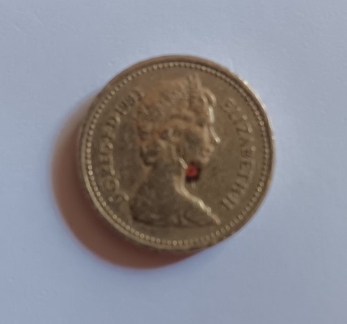 1983 errore one - british, pound